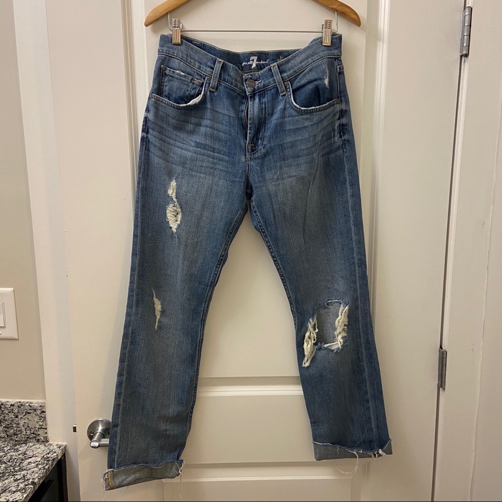 Men’s 7 For All Mankind Slim Distressed Jean